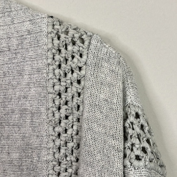 Sundance ribbon crochet open front cardigan - Picture 5 of 9